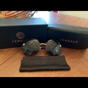 Versace Round Style Gray Lens.